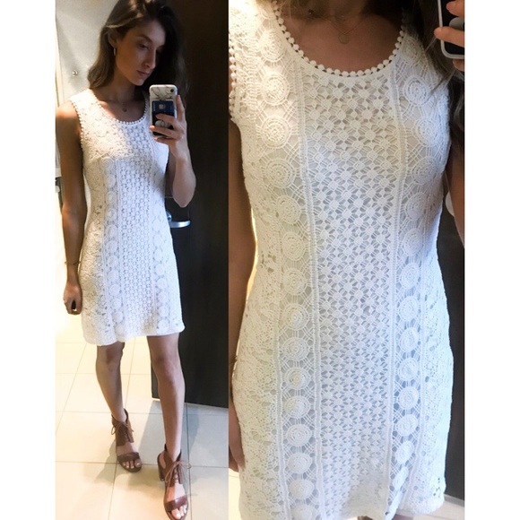 Anthropologie Solitaire Lace Crochet Dress - Picture 6 of 8